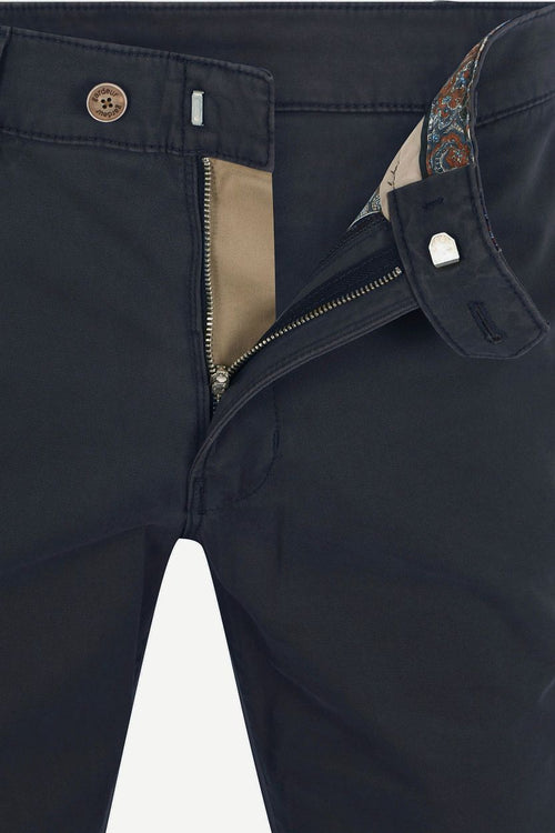 Gardeur chino Benny 3 donkerblauw