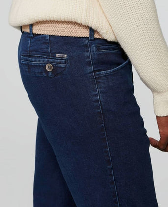 Meyer jeans Dublin donkerblauw | Slim-fit