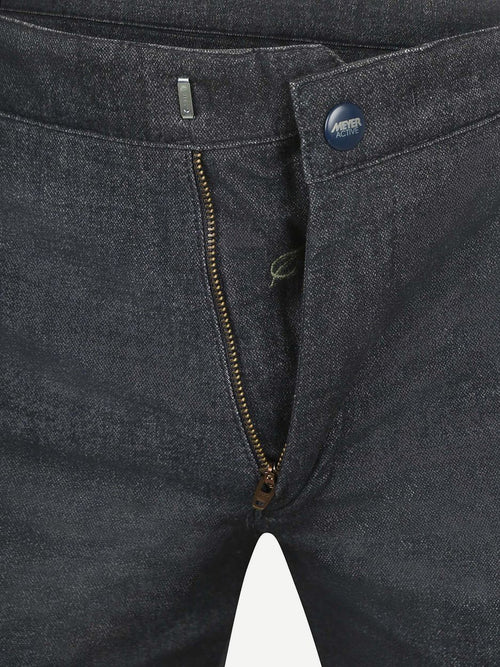 Chino Bonn melange donkerblauw