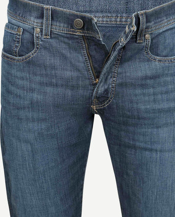 Jeans Lyon tapered future flex blauw dbub