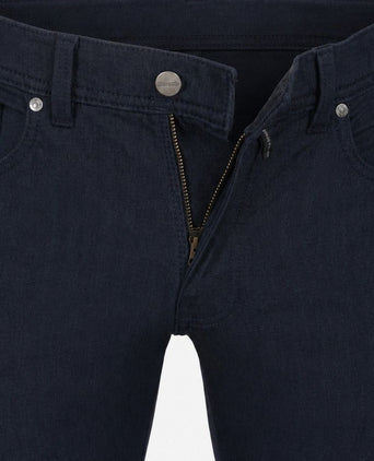 Broek Lyon tapered donkerblauw