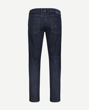 Broek Arne stretch blue zwart h799