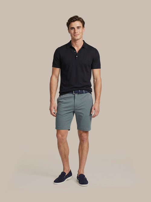 Respect jink short steel blauw