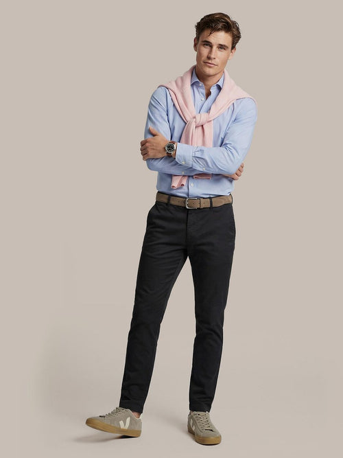 Chino newbury light twill donkerblauw