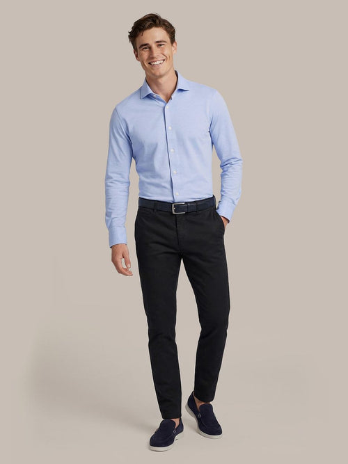 Chino peano twill donkerblauw
