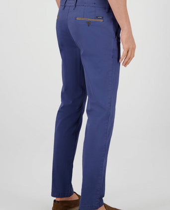 Chino Benny 3 indigo blauw