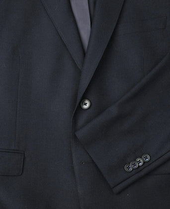 Classic colbert wol blend donkerblauw