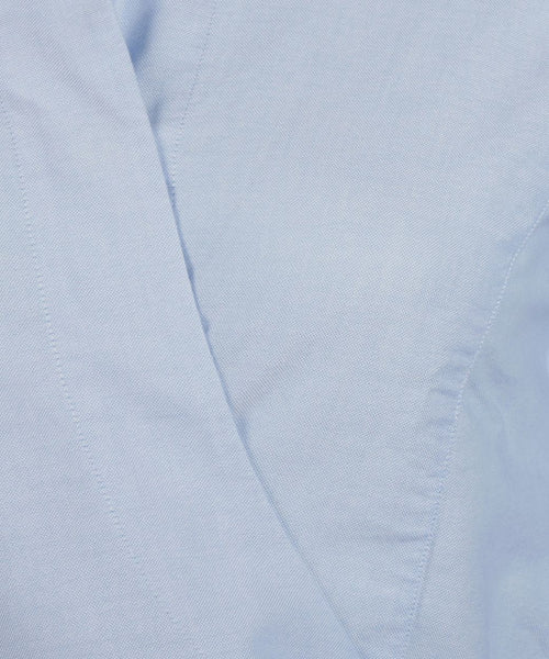 Wikkel blouse julia Oxford lichtblauw