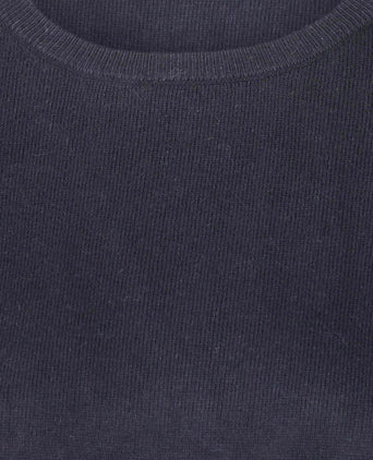 Damestrui cotton cashmere donkerblauw