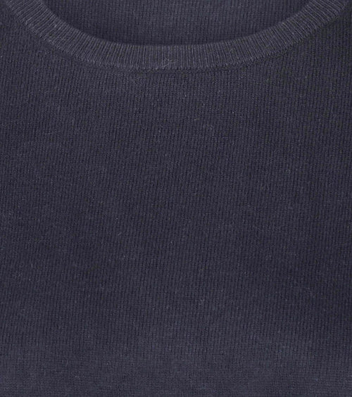 Damestrui cotton cashmere donkerblauw