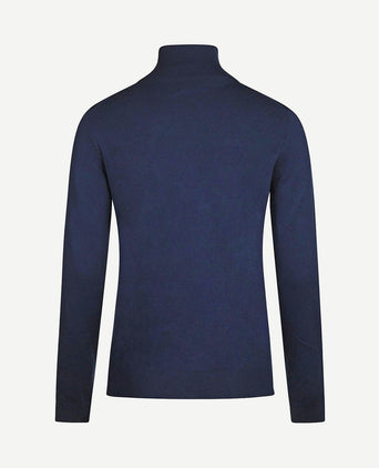 Dames coltrui cotton cashmere donkerblauw