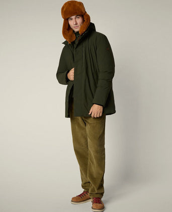 Save the duck jas sesle hood olive | Regular-fit