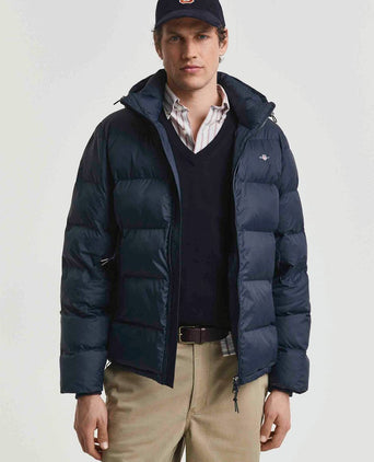 Gant jas active cloud donkerblauw | Regular-fit
