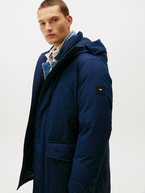 Tommy Hilfiger rockie parka donkerblauw | Regular-fit