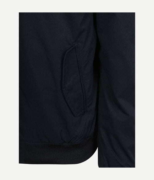 Turbo twill jacket donkerblauw