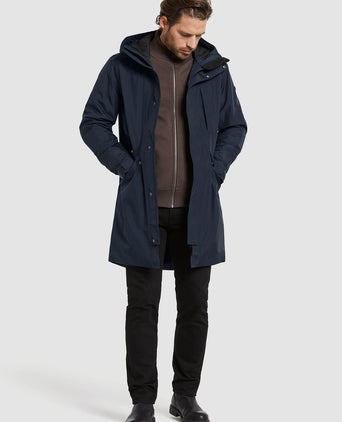 Didriksons parka kenny donkerblauw | Regular-fit