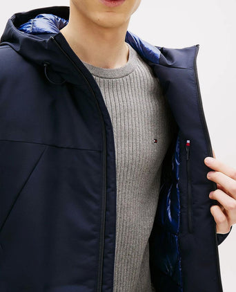 Tommy Hilfiger jas tech padded donkerblauw | Regular-fit