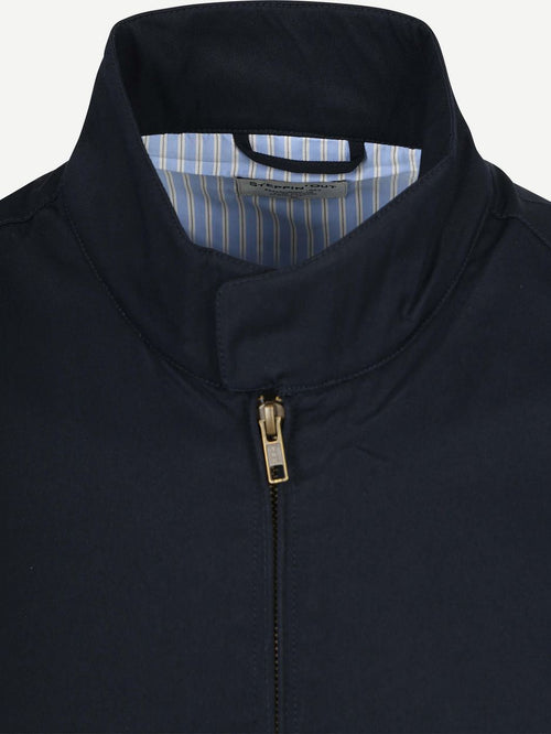 Turbo twill jacket donkerblauw