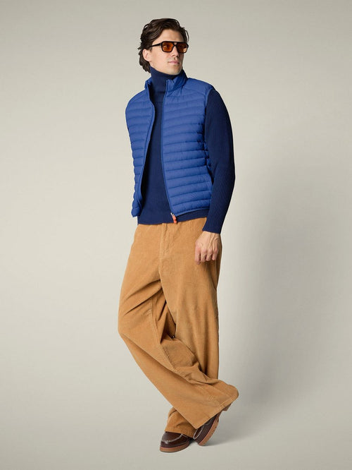 Bodywarmer adam blauw