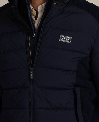 Jas padded Oxford donkerblauw
