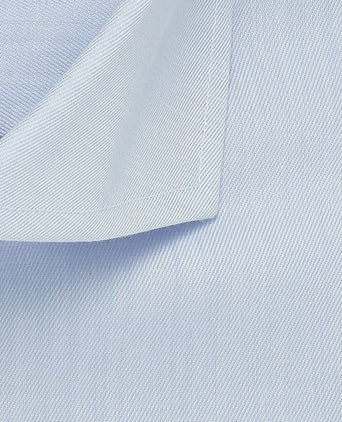 Shirt extra lange mouwen cutaway lichtblauw