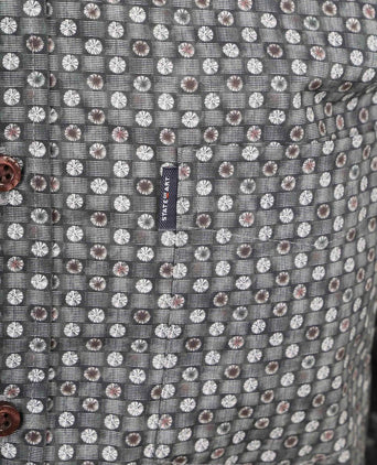State of Art overhemd poplin dandelion grijs | Regular-fit