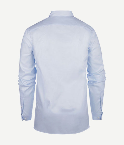 Steppin' Out overhemd twill extra lange mouw lichtblauw | Regular-fit