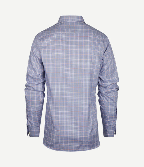 Overhemd ruiten blauw