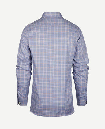 Overhemd ruiten blauw
