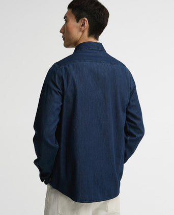 International dufton overhemd chambray indigo