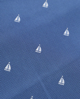Pochet boat donkerblauw