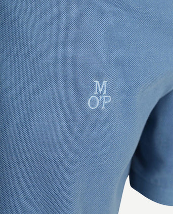 Poloshirt piqué provincial blauw