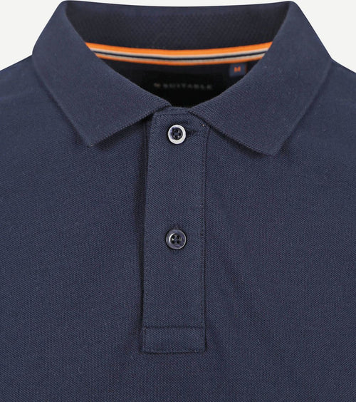 Cas polo donkerblauw