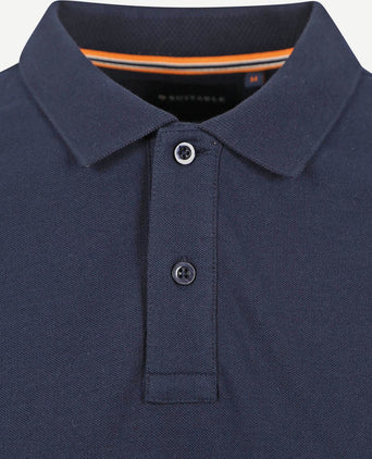 Cas polo donkerblauw