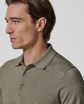 Poloshirt luxury basic groen