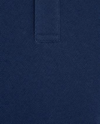 Piqué poloshirt melange indigo
