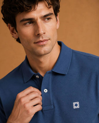 The rene poloshirt indigo