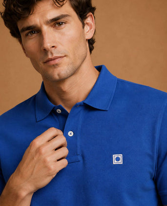 The rene poloshirt royal blauw