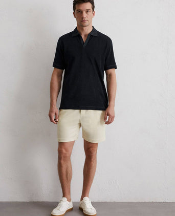 Poloshirt riva terry cloth donkerblauw