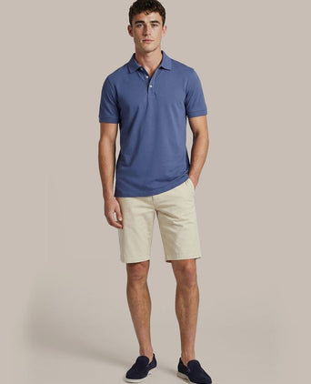Boris liquid poloshirt royal blue