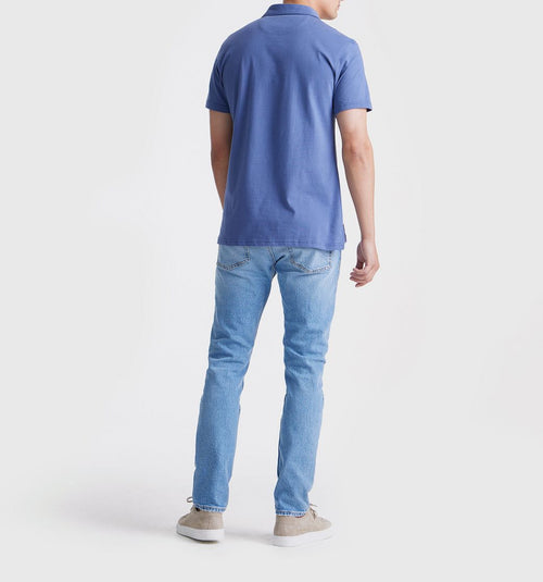 The James poloshirt royal blauw