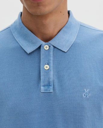 Poloshirt piqué provincial blauw