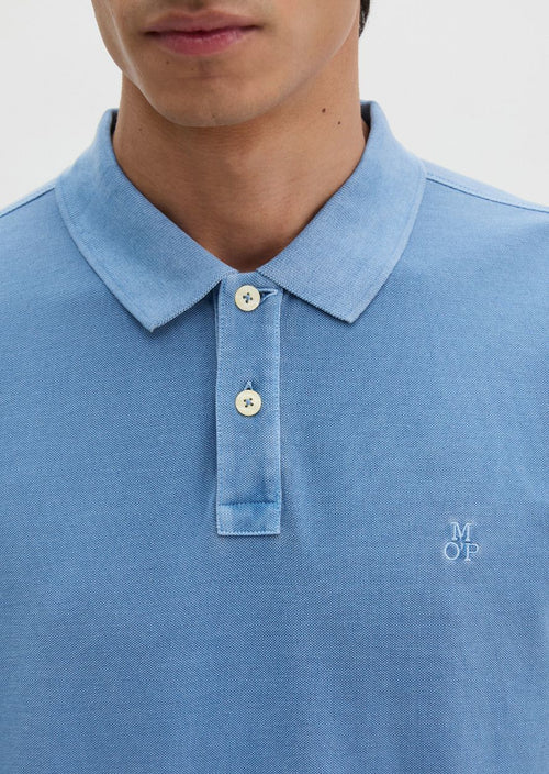 Poloshirt piqué provincial blauw