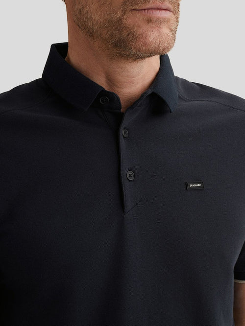 Piqué poloshirt sky captain