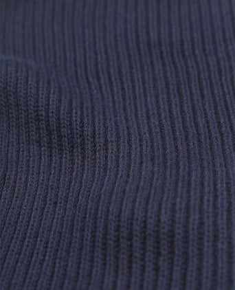 Rib sjaal donkerblauw