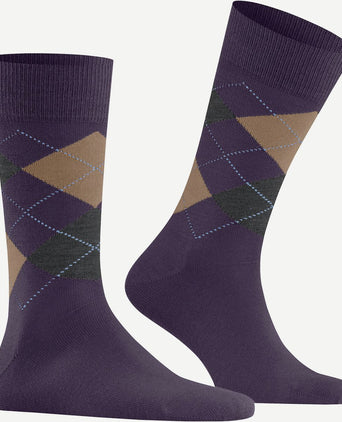 Burlington wol Edinburgh paars 8761