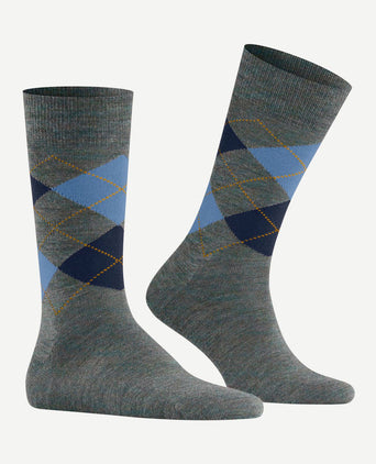 Burlington wol Edinburgh melange grijs 6337