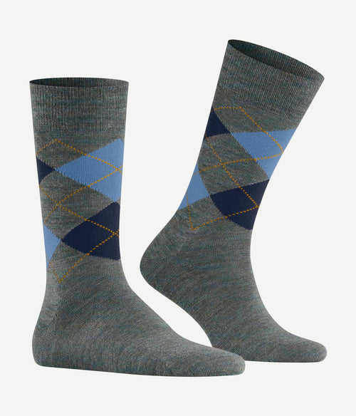 Burlington wol Edinburgh melange grijs 6337