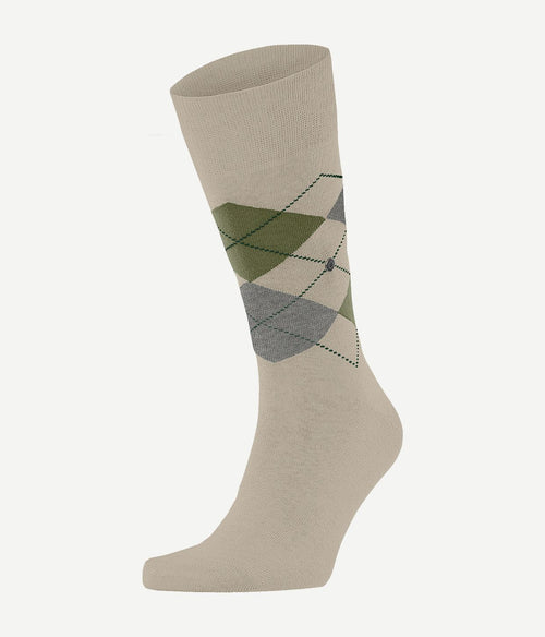 Gift box argyle (2-pack) ruiten zwart ecru