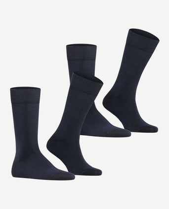 (2-pack) happy sokken donkerblauw
